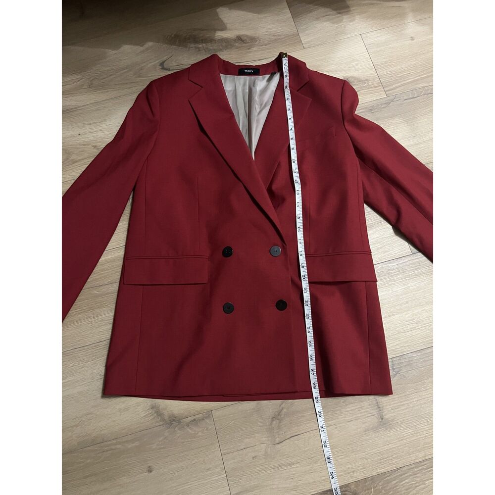 Theory Piazza Double-Breasted Blazer | Size: 8 - Picture 5 of 8